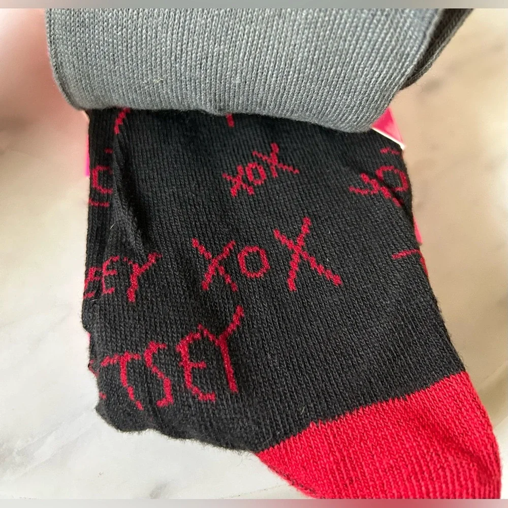 NWT BETSEY JOHNSON TROUSER SOCKS 4 PAIR